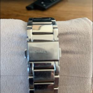 Michael Kors Crystal Silvertone watch